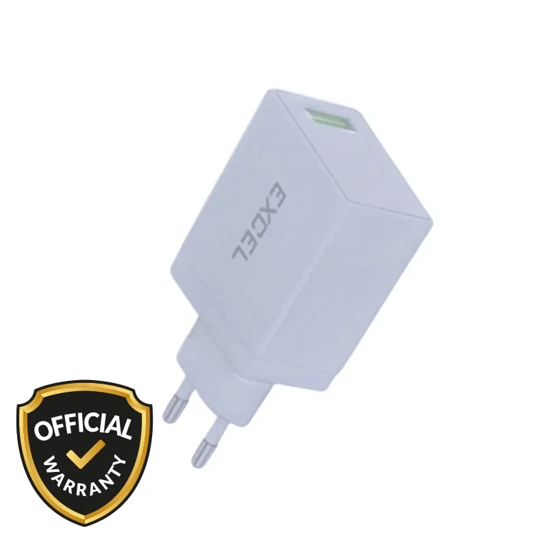 Excel 30W Fast Charging Adapter with Type-C Cable (E-120)