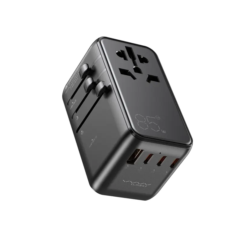 Vyvylabs Explorer Series 85W GaN Fast Charging Travel Adapter with Type-C Cable (GAN85T) Official