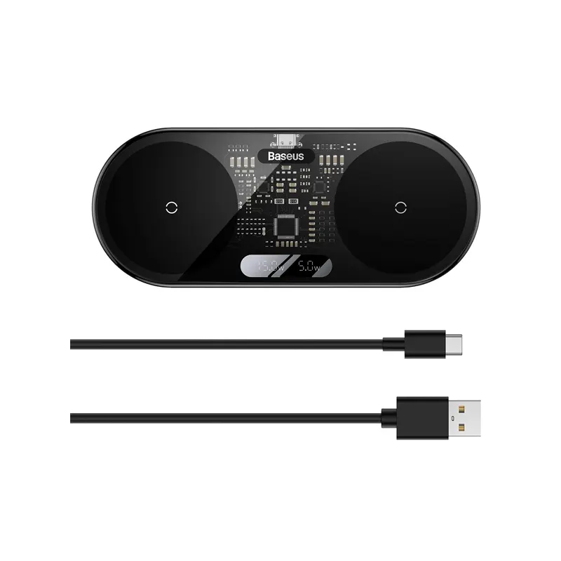 Baseus 20W 2 in 1 Wireless Charger (WXSX010101) Official