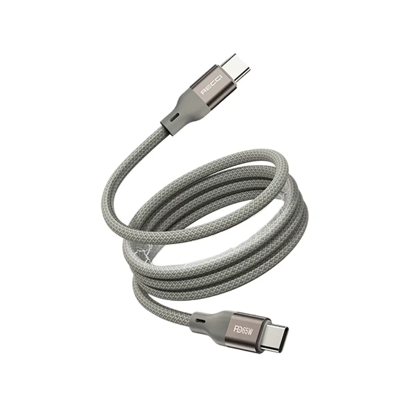 Recci PD65W Type-C To Type-C Magnetic Fast Charging Data Cable (RS23CC) Data Cables Price in Bangladesh - Mobile.com.bd
