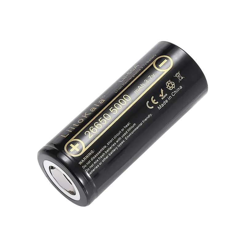 LiitoKala Lii-50A 5000mAh 3.7V Li-ion Rechargeable Battery