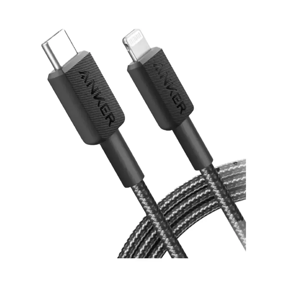 Anker 322 3ft Braided USB-C to Lightning Data Cable -Black (A81B5H11) - Price in Bangladesh