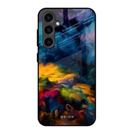 Samsung Galaxy S23 5G Colorful Painted Glass Phone Case