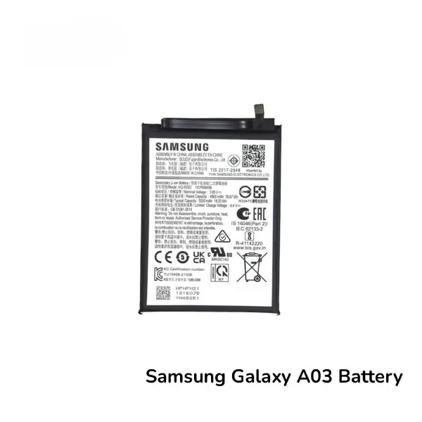 Original Samsung A03 Battery Price in Bangladesh - Price in Bangladesh