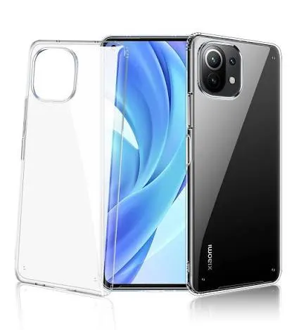 Xiaomi Mi 11 Lite Shockproof Transparent Liquid Crystal Long Time Use Soft premium protective back cover