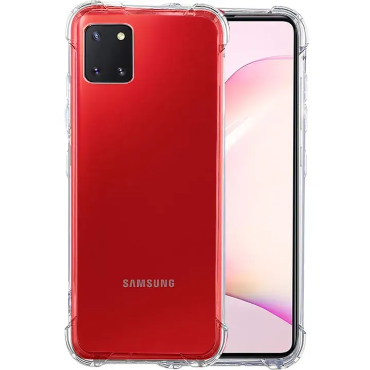 Samsung Galaxy Note10 Lite TPU Back Cover Shockproof Silicone Bumper
