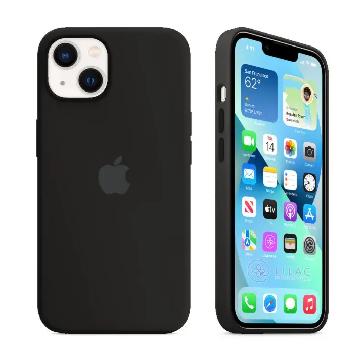 Liquid Silicone Phone Case For Apple iPhone 14 / 14 PLus Protection Back Cover Soft Case