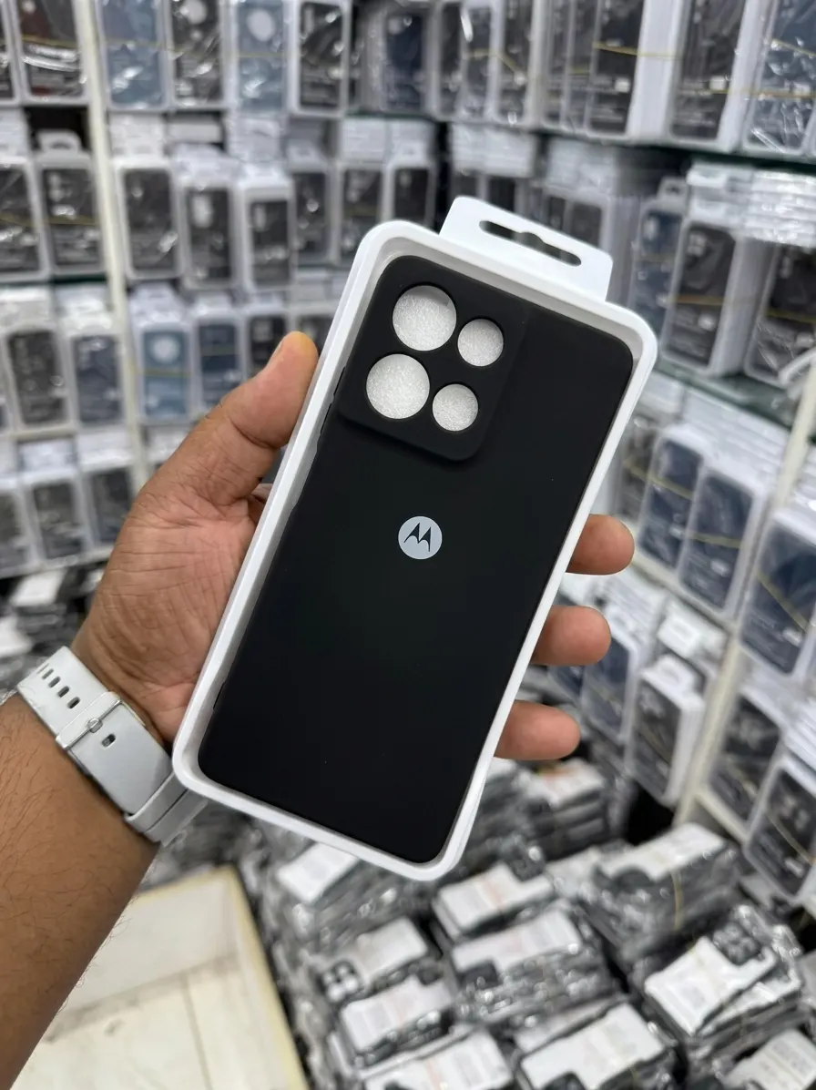 For Motorola Moto G75 5g Soft-Touch Finish With Camera Production Soft Premium Quality Slim Silicone Cover