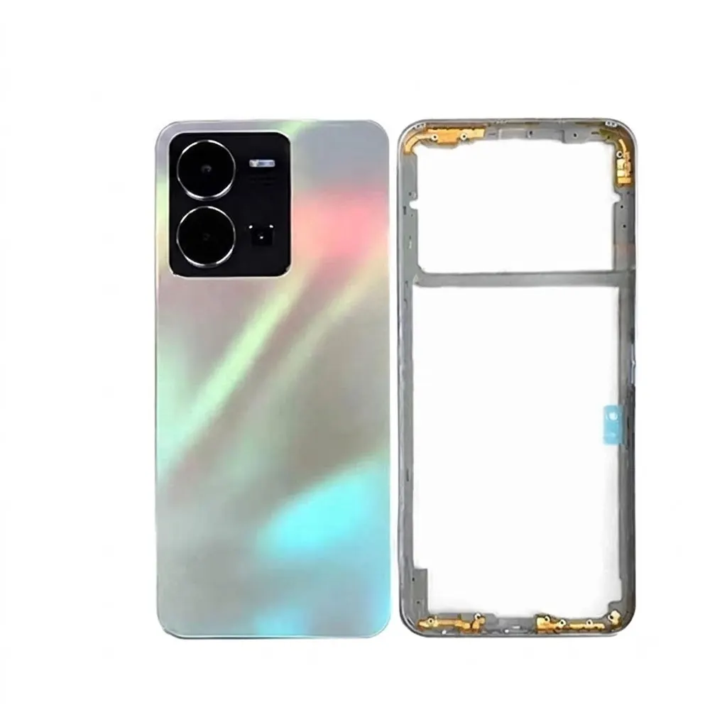 Vivo Y35 (Backshell) Back Panel with Side Frame Housing(Silver) - Price in Bangladesh