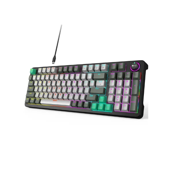 Mofii AK-96 Gray White Wired Mechanical Gaming Keyboard - Price in Bangladesh