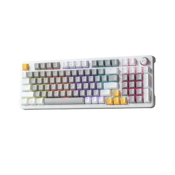 Mofii AK-96 White Gray Wired Mechanical Gaming Keyboard - Price in Bangladesh
