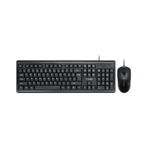 T-Wolf TF-500 Wired Keyboard and Mouse Combo - Price in Bangladesh