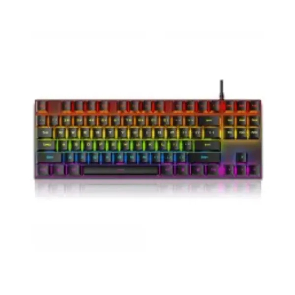 T-Wolf T18 Wired (Blue Switch) Black RGB Mechanical Gaming Keyboard - Price in Bangladesh