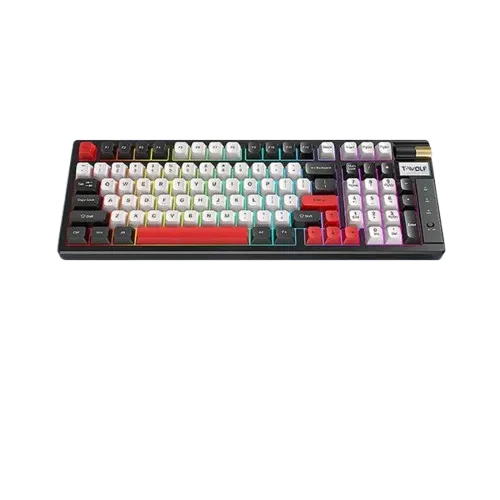 T-Wolf T70 Tri-Mode (Black & Red Switch) RGB Mechanical Gaming Keyboard - Price in Bangladesh