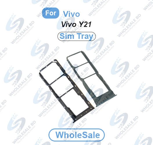 Vivo Y21 SIM Tray Replacement Slot Holder Sim Slot /SD Card Tray /Holder Card compatible with Sim Ejector Pin Replacement Parts (Wholesale) - Price in Bangladesh