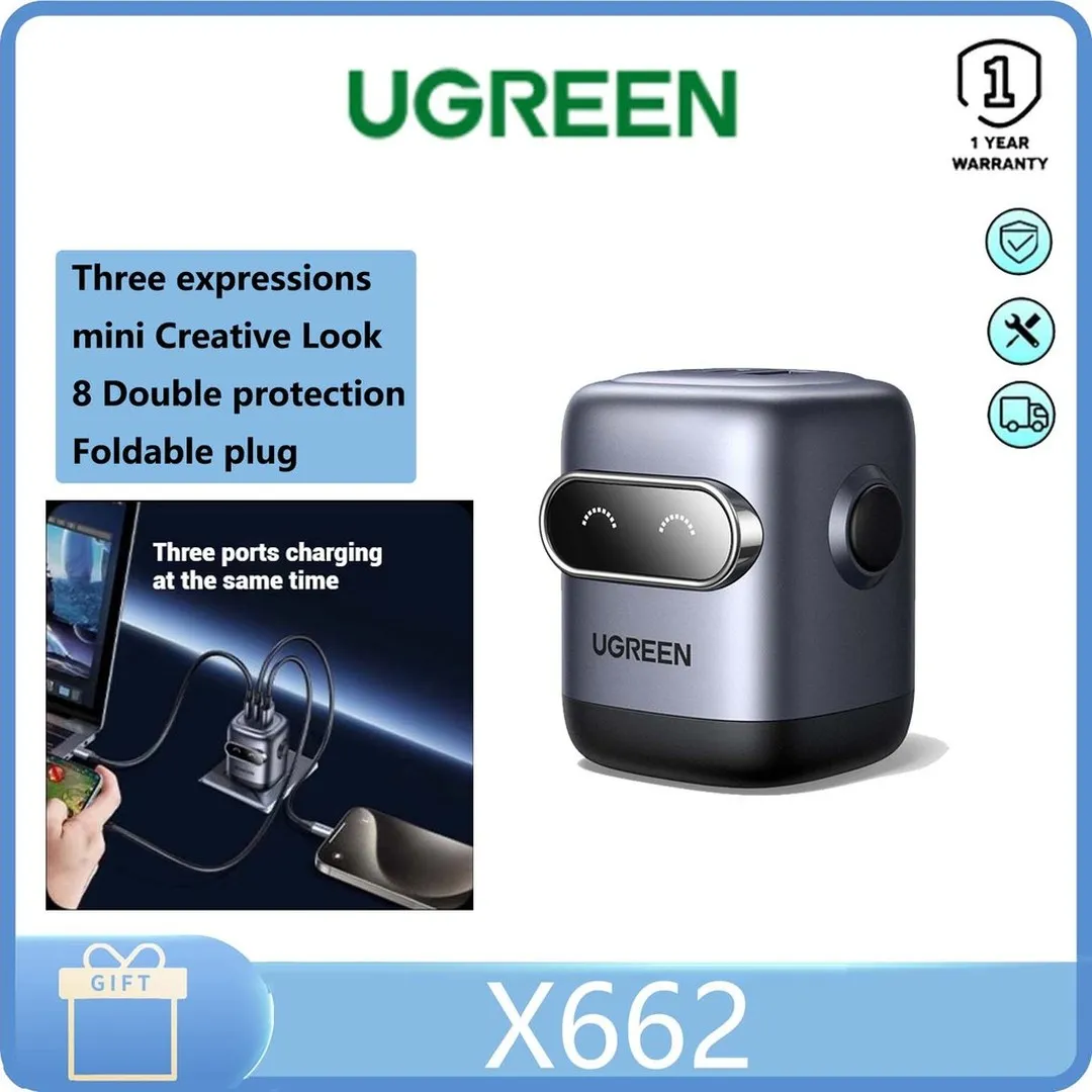 UGREEN UNO X662 QPai Robot 65W GaN Charger - Price in Bangladesh