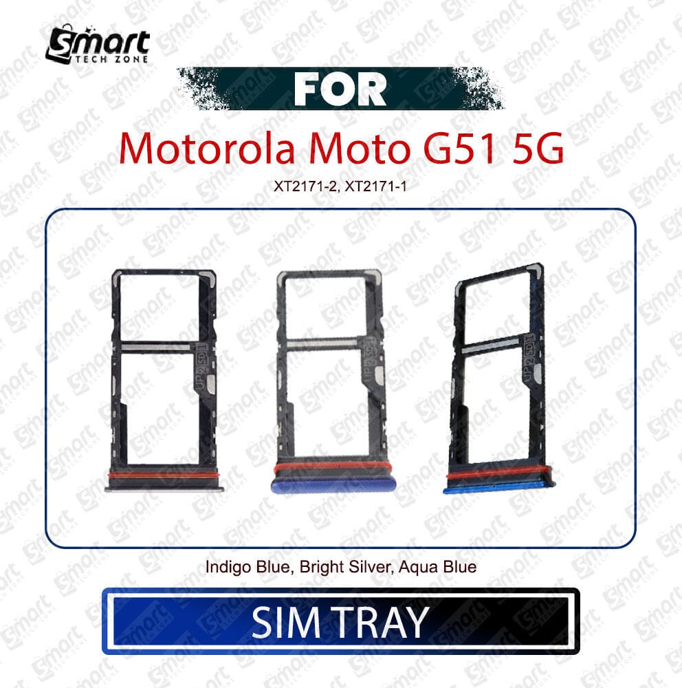 Motorola Moto G51 5G SIM Card Tray Holder – Replacement Part - Price in Bangladesh