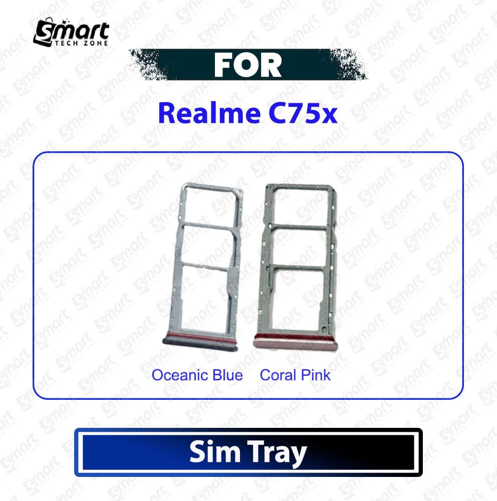 Realme C75x Sim Card Tray Slot Holder Card Reader SD Slot Adapter Replacement Repair Part - Price in Bangladesh
