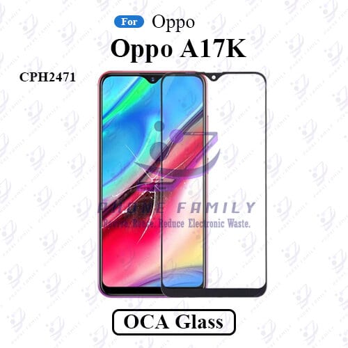 For Oppo A17K CPH2471 LCD Display Touch Screen Front Glass Lens + Lamination OCA - Price in Bangladesh