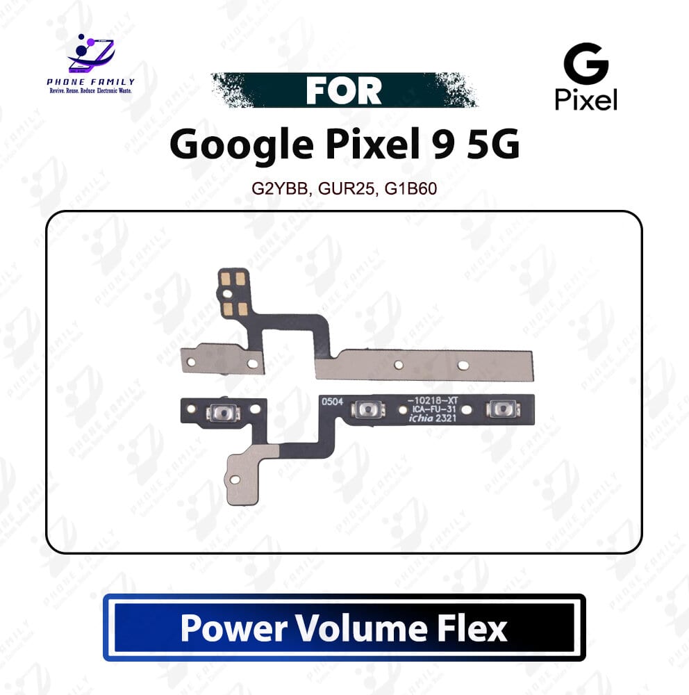 Google Pixel 9 5G Power On Off Switch Button Side Volume Up Down Buttons Flex Cable Replacement Repair Spare Part - Price in Bangladesh