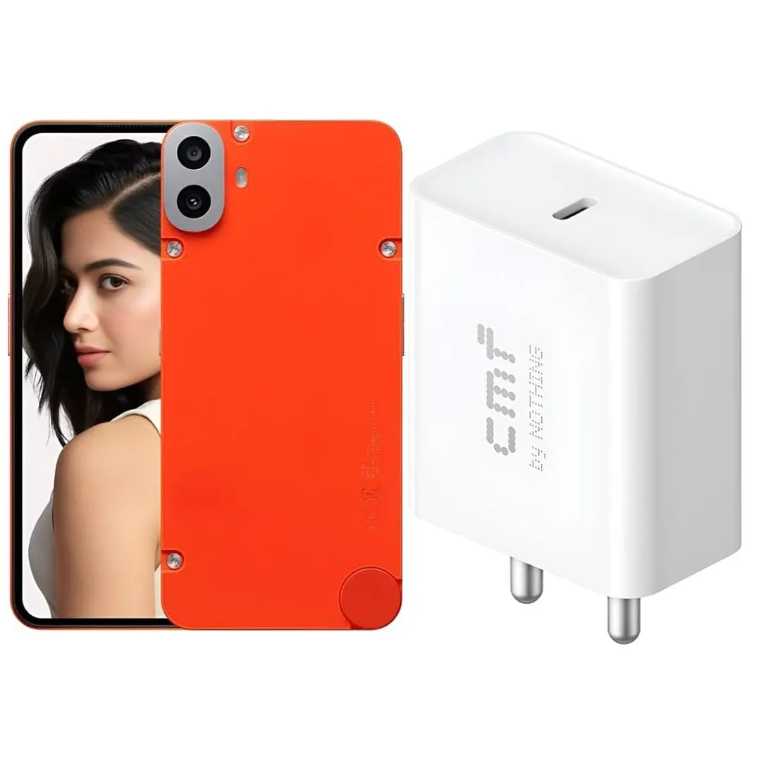 CMF by Nothing 33W Type-C Power Rapid Fast Charger Adapter for CMF Phone 1 Nothing Phone 2a Plus Phone 2a Phone 2 Phone 1 Tab 33-watt Quick Charging Adaptor for Smartphone, CMF 33w, White Chargers Adapters Price in Bangladesh - Mobile.com.bd