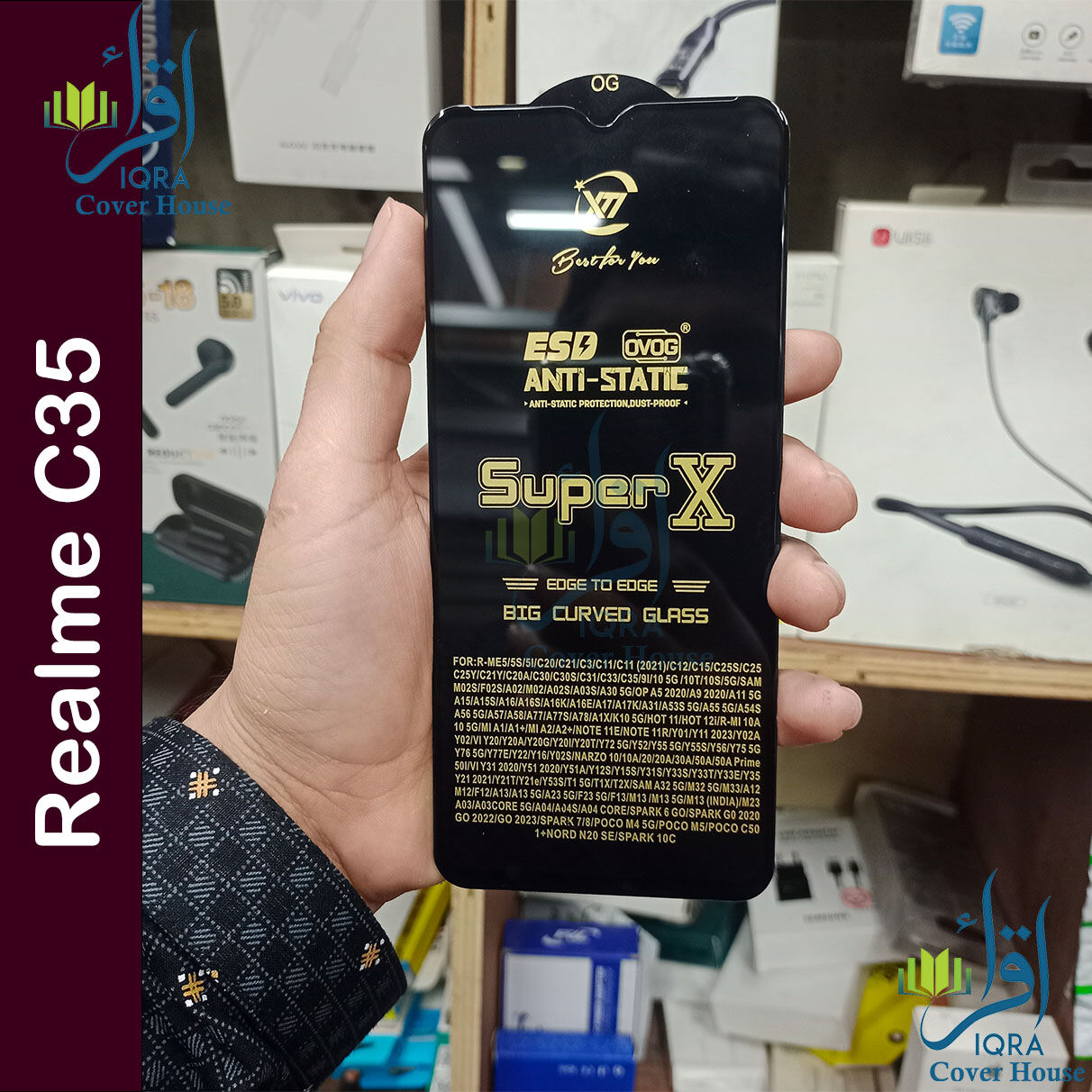 Super X For Realme C35 Tempered Gorilla Glass Screen Protector
