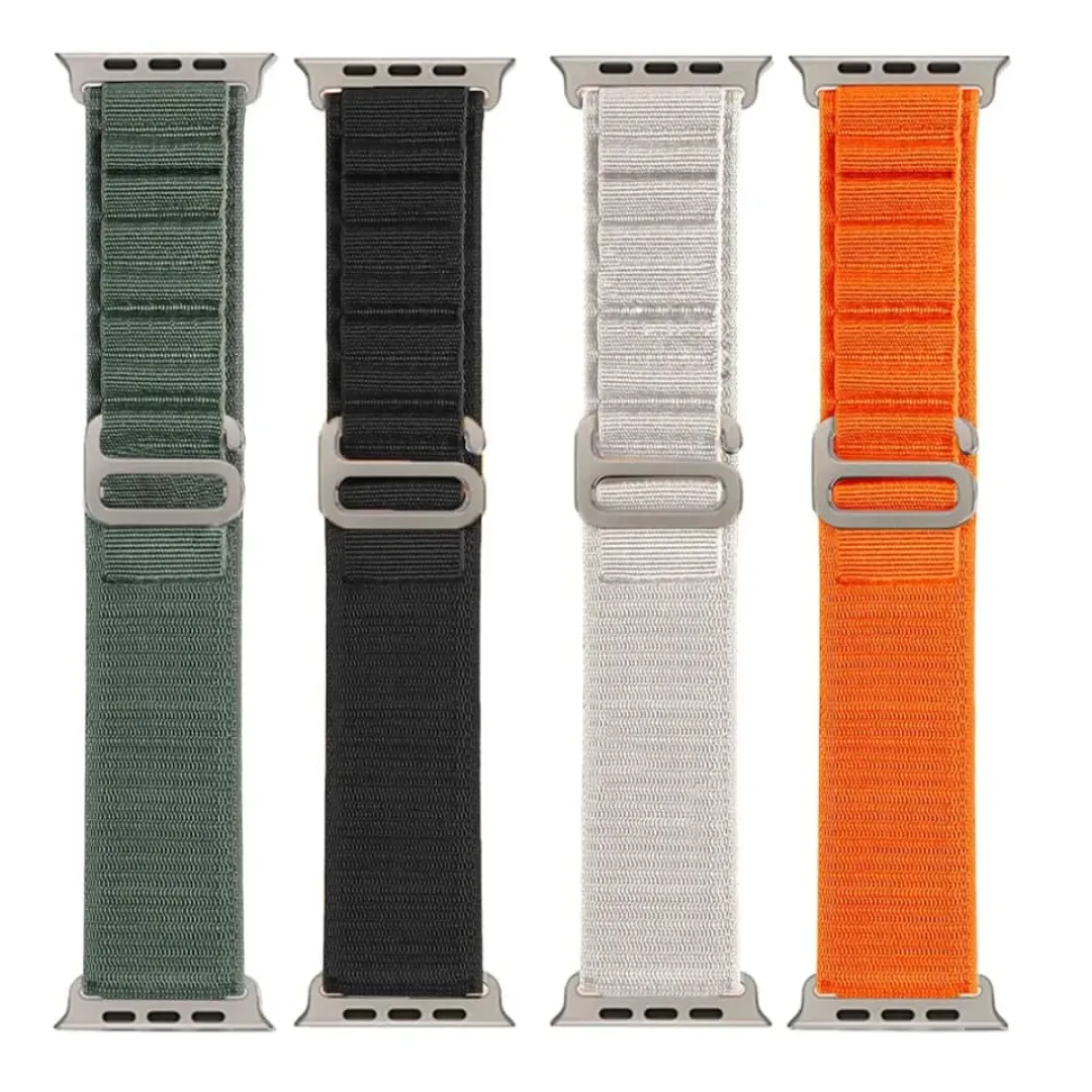 45Mm/49Mm Premium Woven Nylon Replacement Wristband Alpine Loop Strap For Iwatch Series Ultra 8 7 Smartwatch - Watch Belt (Only Belt) - Price in Bangladesh