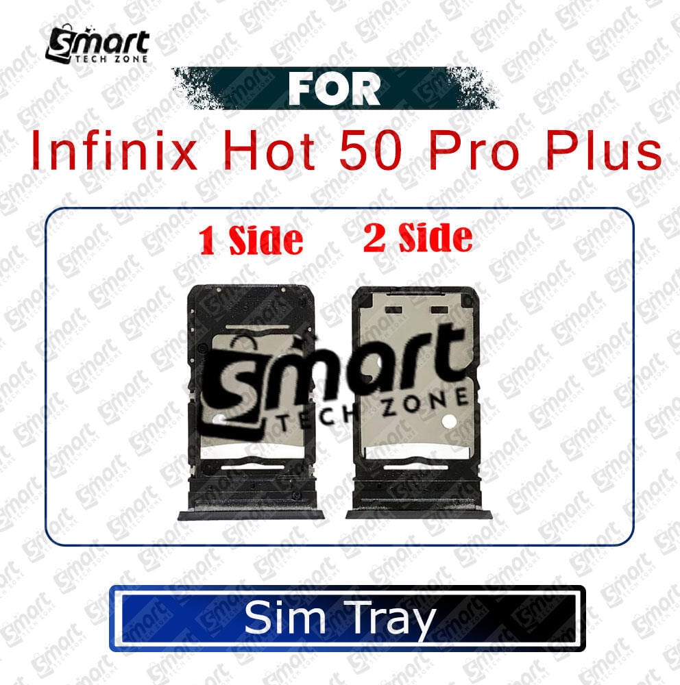 SIM Card Tray Holder For Infinix Hot 50 Pro Plus Sim Card Slot Reader Adapter Parts - Price in Bangladesh