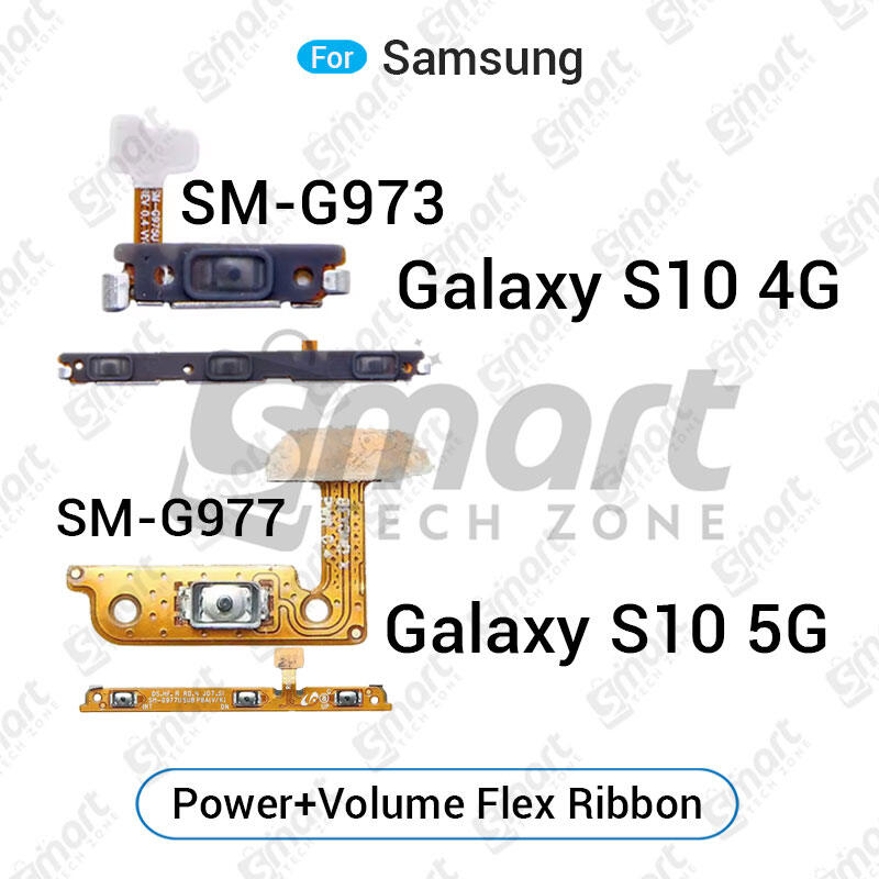 Samsung Galaxy S10 4G 5G Power on / off Switch Button Side Volume Up Down Buttons Flex Cable Replacement Parts Flex Cables Price in Bangladesh - Mobile.com.bd