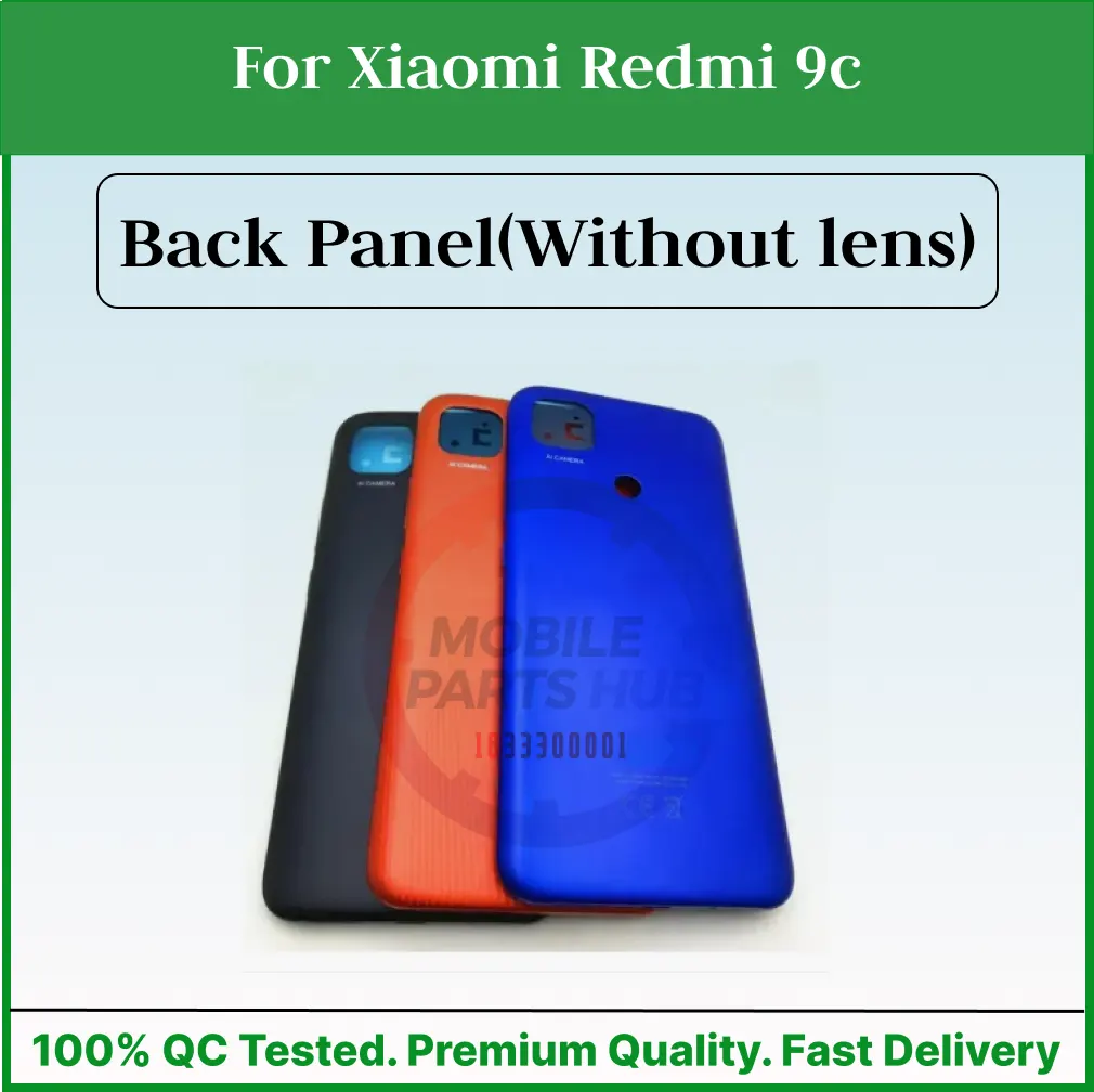 For Xiaomi Redmi 9c Back Panel/Backshell/ Casing +Side Button With Logo-All Colors Available - Price in Bangladesh