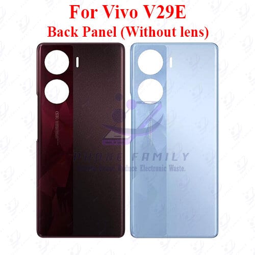 For Vivo V29E 5G (India) Back Panel/Backshell/ Casing With Logo+Camera Lens-All Colors Available - Price in Bangladesh