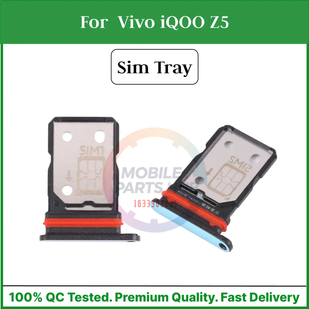 Vivo iQOO Z5 Sim Tray Micro SD Card Slot with Sim Ejector Pin Replacement Part Sim Trays & Ejector Pins Price in Bangladesh - Mobile.com.bd