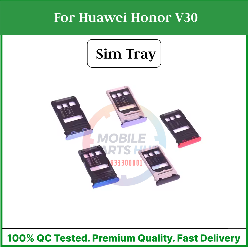 Huawei Honor V30 Sim Tray Micro SD Card Slot with Sim Ejector Pin Replacement Part