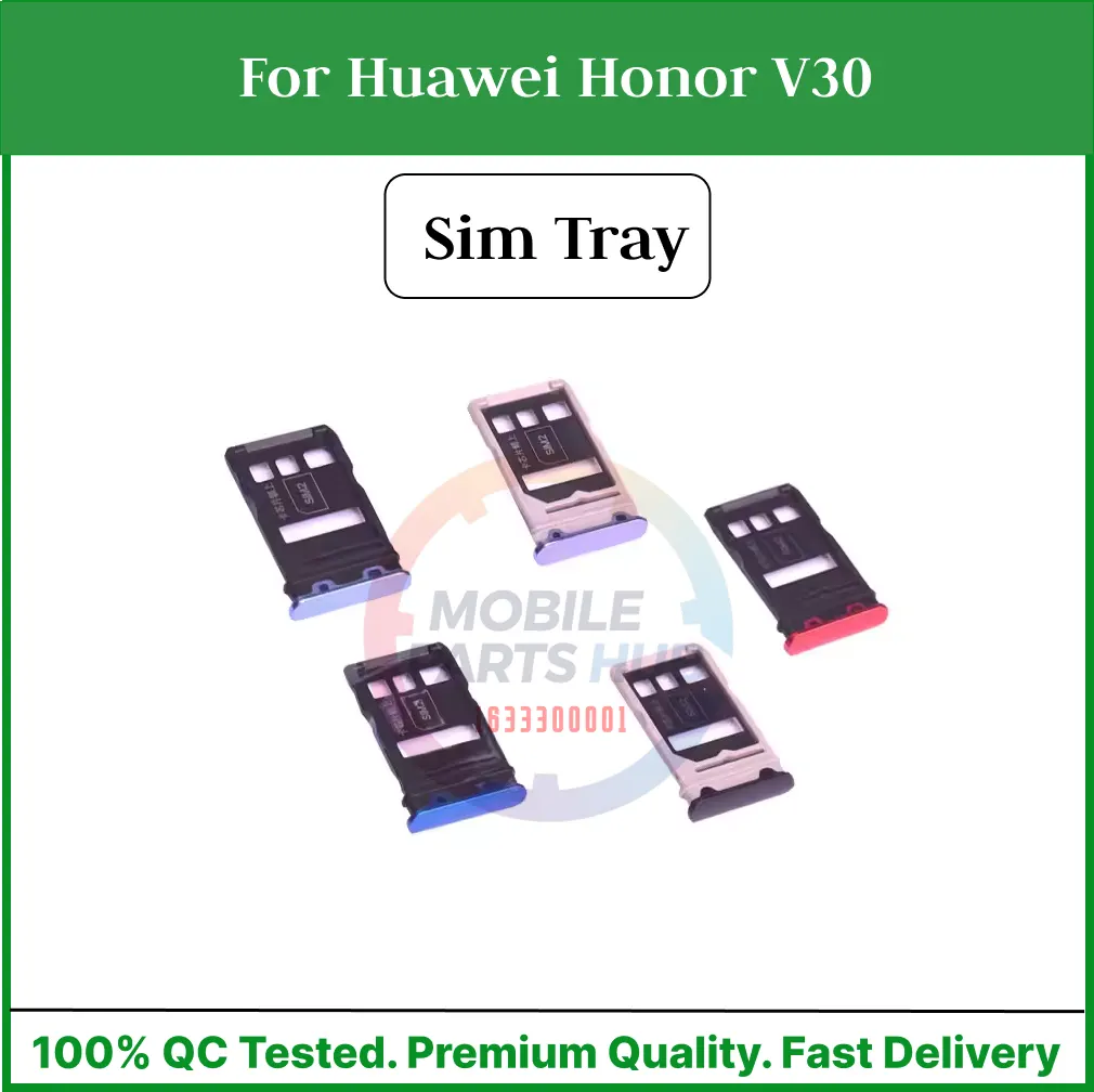 Huawei Honor V30 Sim Tray Micro SD Card Slot with Sim Ejector Pin Replacement Part Mobile Parts & Accessories Price in Bangladesh - Mobile.com.bd