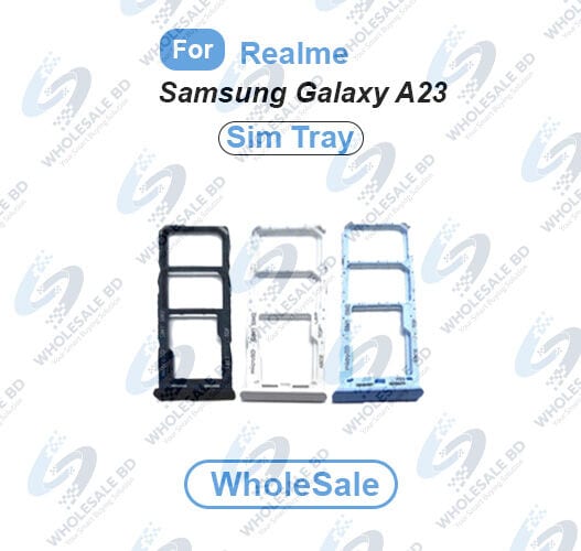 Samsung Galaxy A23 SIM Tray Replacement Slot Holder Sim Slot /SD Card Tray /Holder Card compatible with Sim Ejector Pin Replacement Parts (Wholesale) - Price in Bangladesh