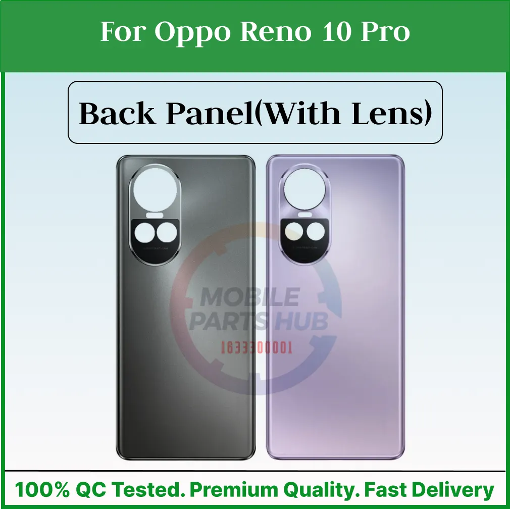For Oppo Reno 10 Pro Back Panel/Backshell/ Casing + Camera Lens With Logo-All Colors Available Back Panels & Housings Price in Bangladesh - Mobile.com.bd