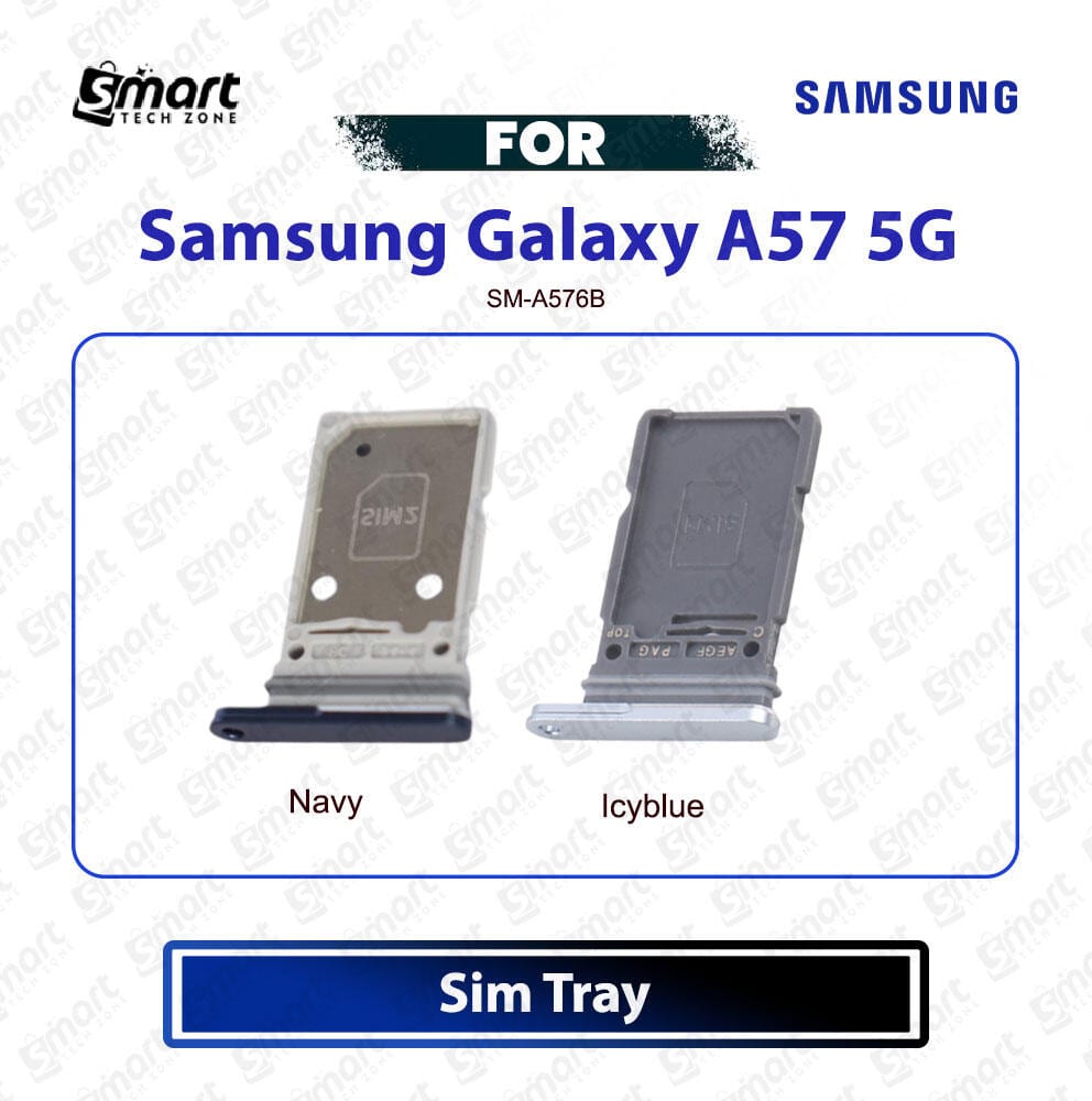 Samsung Galaxy A57 5G SIM Tray | SIM Card Tray | SIM Holder | SIM Slot Tray | Dual SIM Tray | SD Card Holder | Replacement | Premium Quality For SM-A576B - Price in Bangladesh