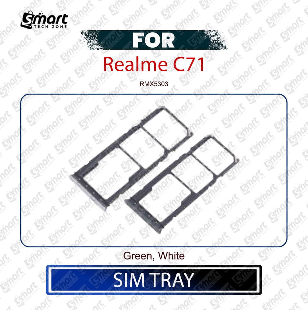 For Realme C71 Sim Tray Micro SD Card Slot with Sim Ejector Pin Replacement Part - Price in Bangladesh