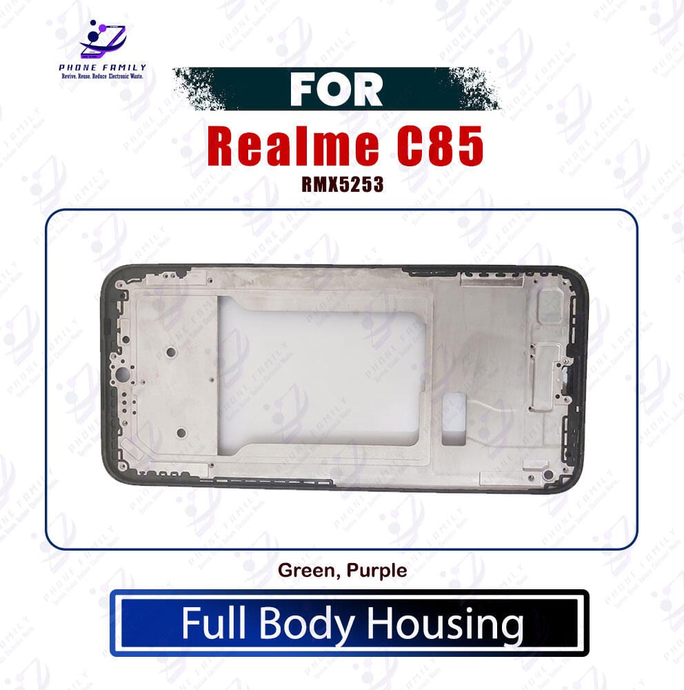 Realme C85 (Tech Code/Model) Front LCD Frame Panel Middle Chasis Replacement Spare Parts (RMX5253) - Price in Bangladesh