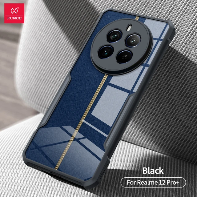 Xundd Airbags Bumper Shockproof Shell Camera Protection TPU+PC Back Transperant Case For Realme 12 Pro Plus / Realme 12 Pro 5G / Realme 12 Plus