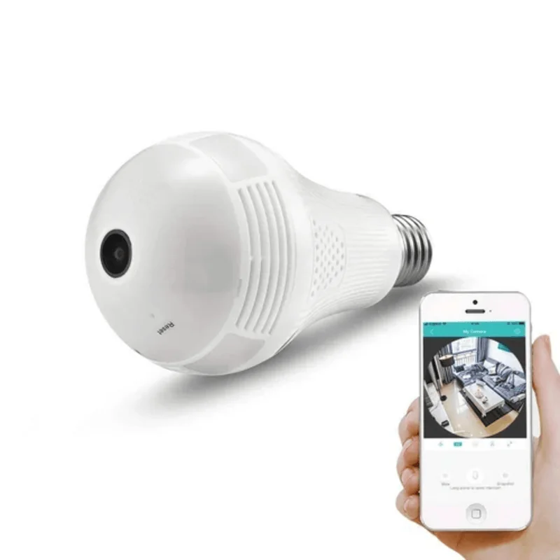 Fisheye WiFi Bulb Camera Panoramic V380 - Price in Bangladesh