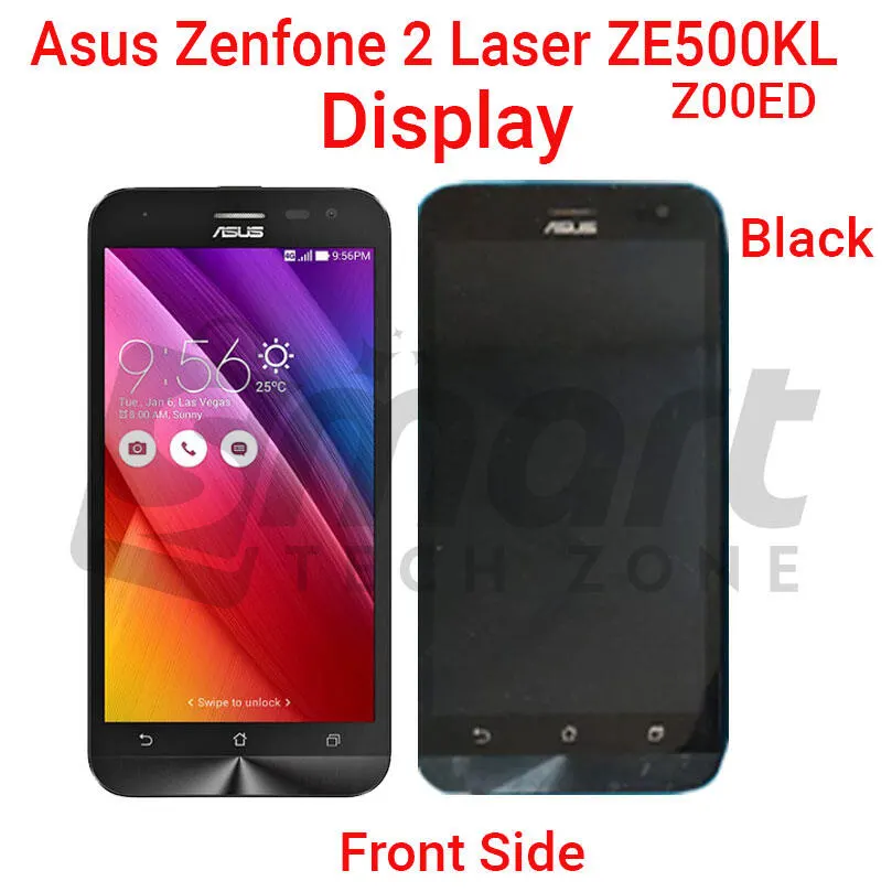 LCD Screen Display With Frame for Asus Zenfone 2 Laser ZE500KL (Z00ED) Collected from Used Phone Replacement Parts Price in Bangladesh - Mobile.com.bd