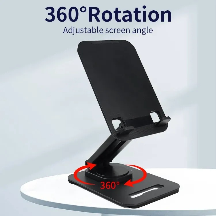 Jmary MK 62 Adjustable Desktop Mobile and 360 Degree Rotating Tablet Holder Sturdy Hands Free Stand - Price in Bangladesh