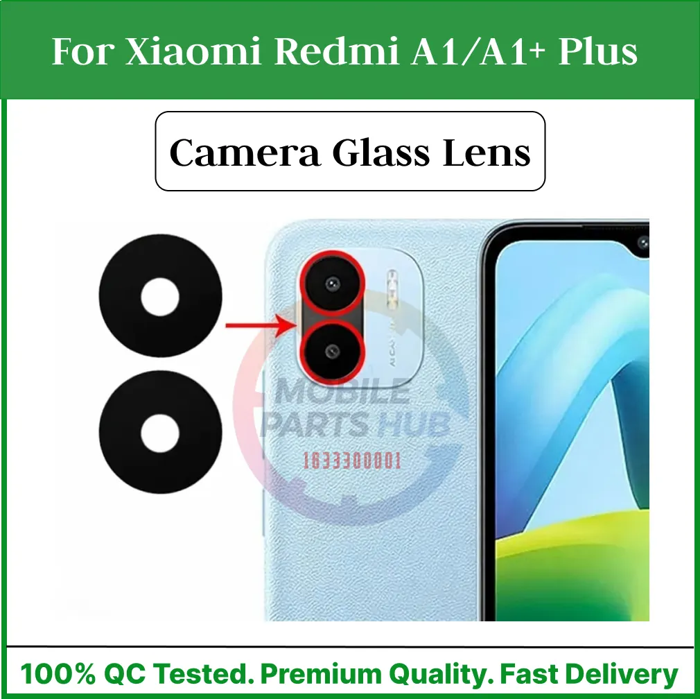 Camera Main Glass Lens for Xiaomi Redmi A1 A1+ Plus  Replacement Part (Not Tempered Camera Glass Protector) - Price in Bangladesh
