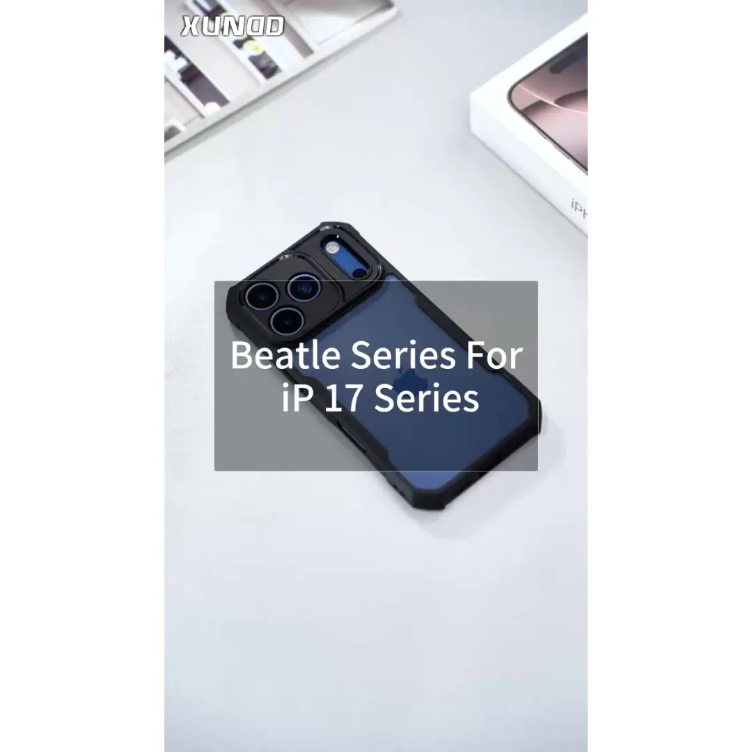 Official Xundd Case For Iphone 17 Pro Max Case Xundd Airbags Shockproof Transparent Pc + Tpu Protective Back Cover For Iphone 17 Pro, 17 Air, 17 Phone Cases & Covers Price in Bangladesh - Mobile.com.bd