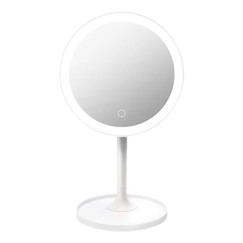 Youpin DOCO Makeup Mirror Daylight Small White Mirror Touch Screen Adjustable Brightness - Price in Bangladesh