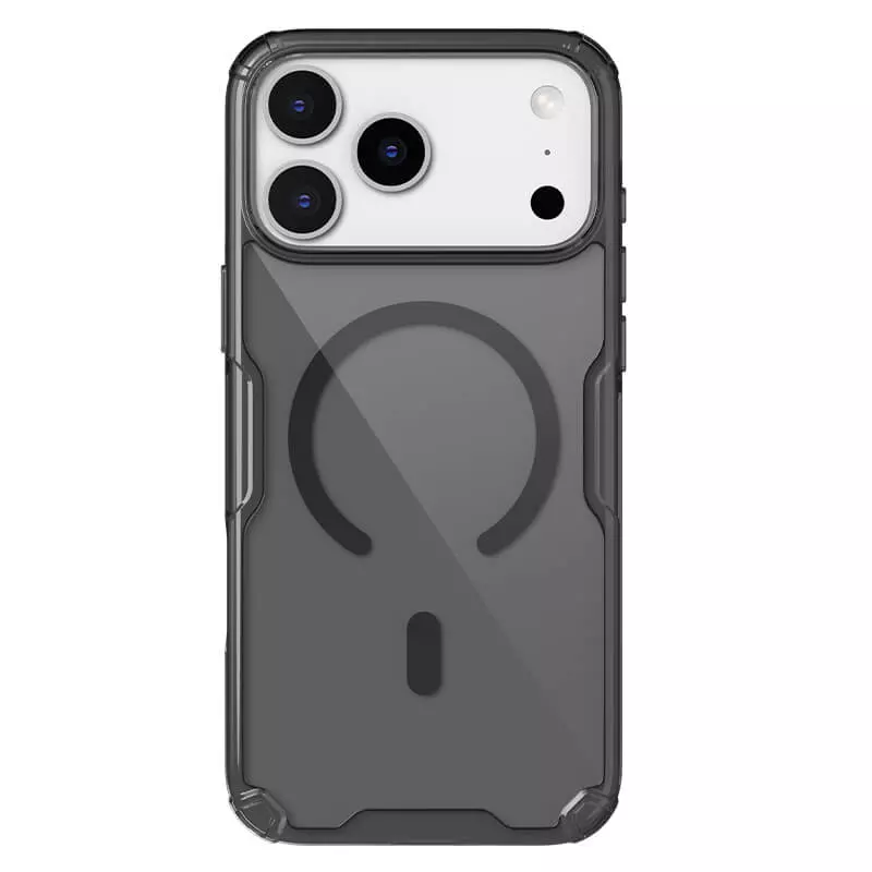 Nillkin Nature TPU Pro Magnetic Case for Apple iPhone 17 Pro Max 6.9 (2025) Transparent Black - Price in Bangladesh