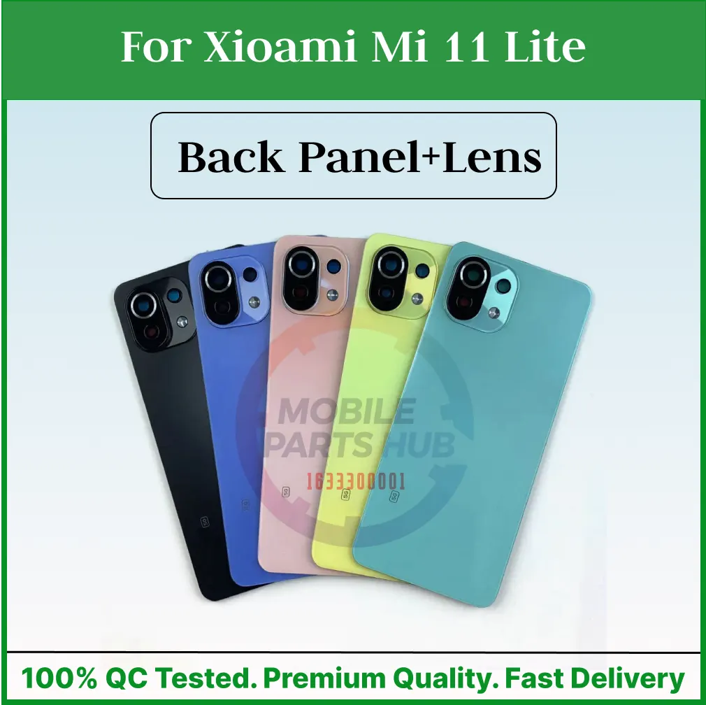 Xioami Mi 11 Lite Back Panel/Backshell/ Casing + With Camera Lens + Side Buttons With Logo-All Colors Available - Price in Bangladesh