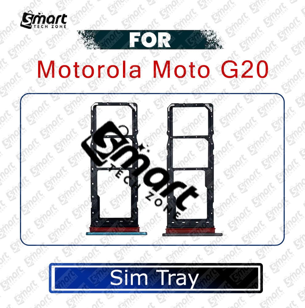 SIM Card Tray Holder For Motorola Moto G20 Sim Card Slot Reader Adapter Parts - Price in Bangladesh