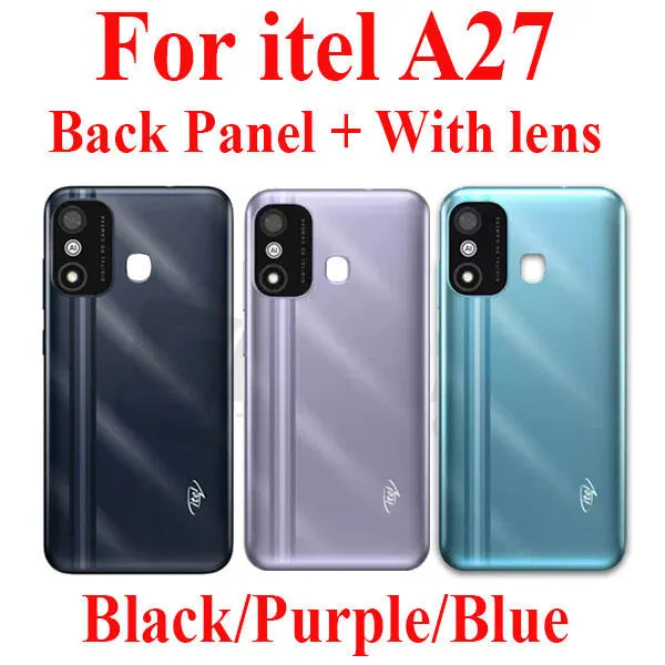 For itel A27 Back Panel/Backshell/ Casing + With Camera Lens + Side Buttons With Logo-All Colors Available Back Panels & Housings Price in Bangladesh - Mobile.com.bd
